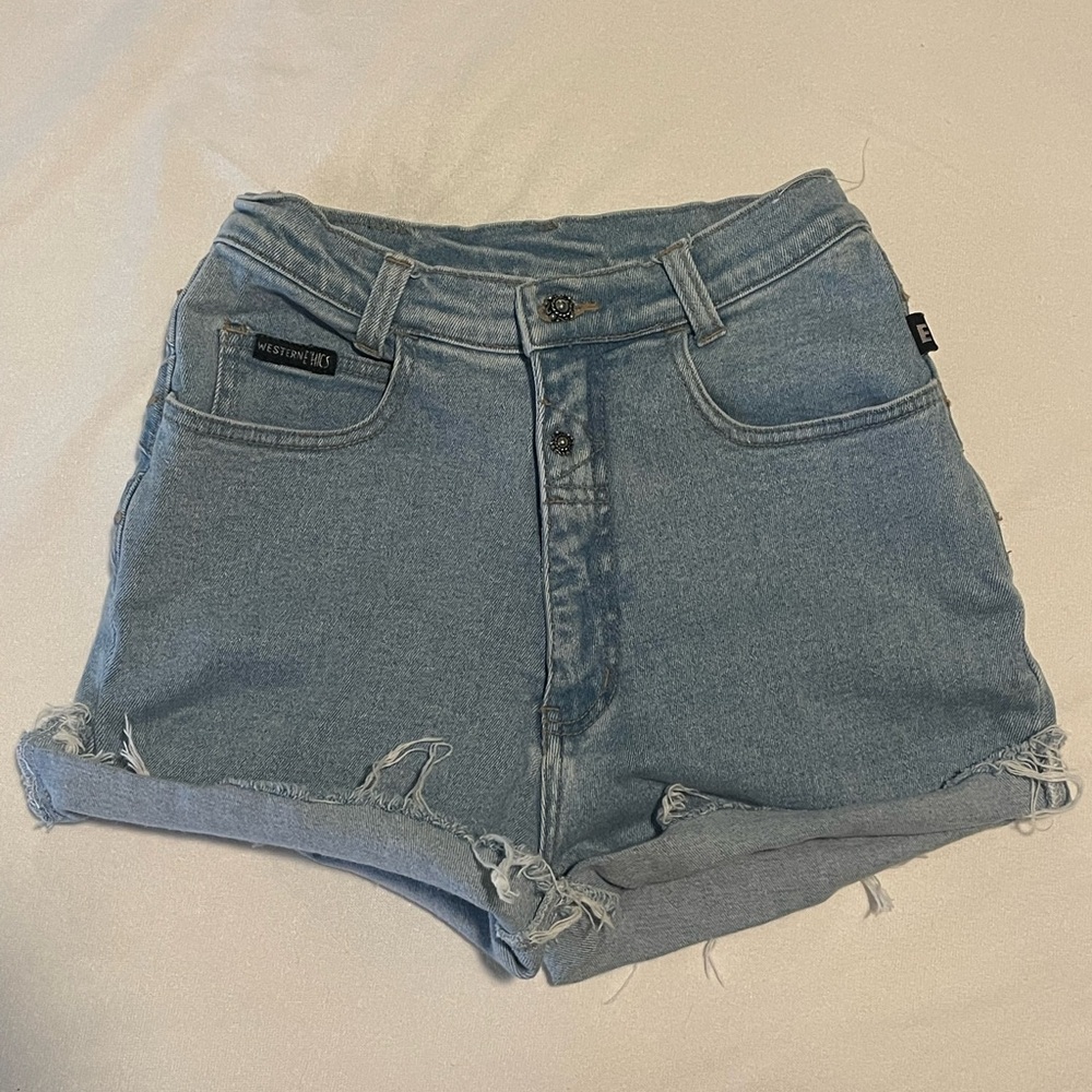 Western Denim Shorts vintage